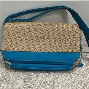 Liz Claiborne straw bag